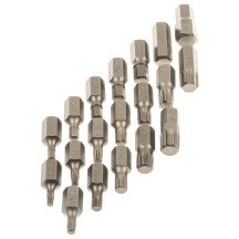 Jogo de 40 dicas combinadas torx, hexagonal e xzn 1/2